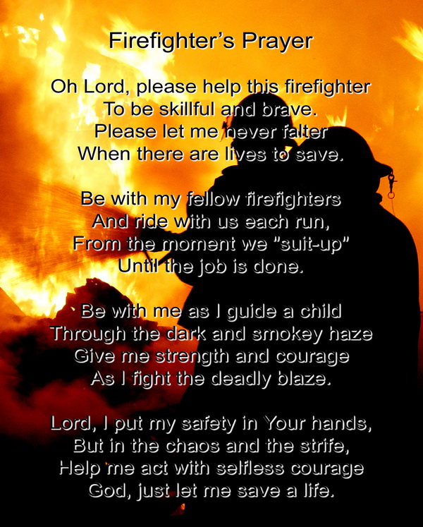 Firefighter's Prayer